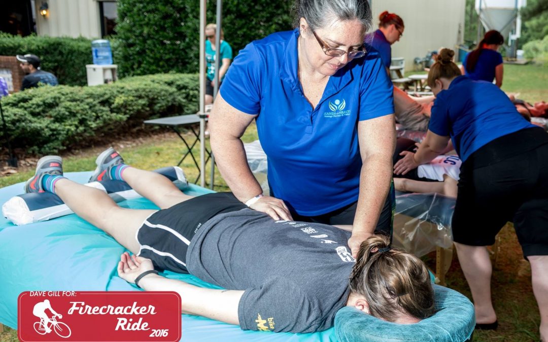 Post event Sports massage in Cary NC